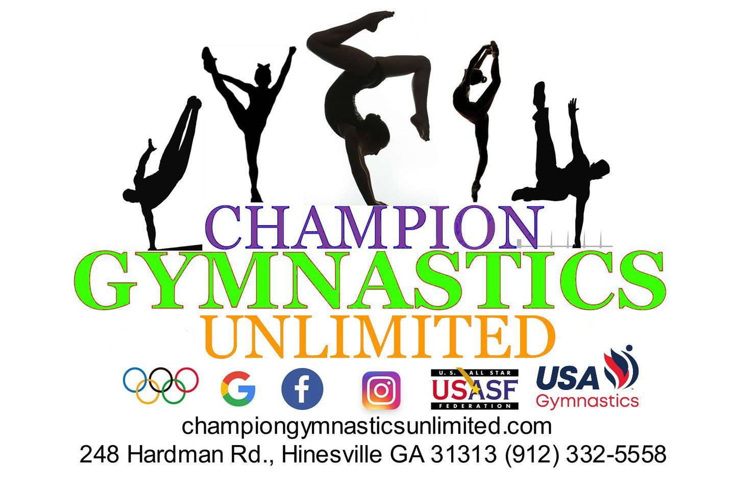 A logo for american stars gym with a red , white and blue star