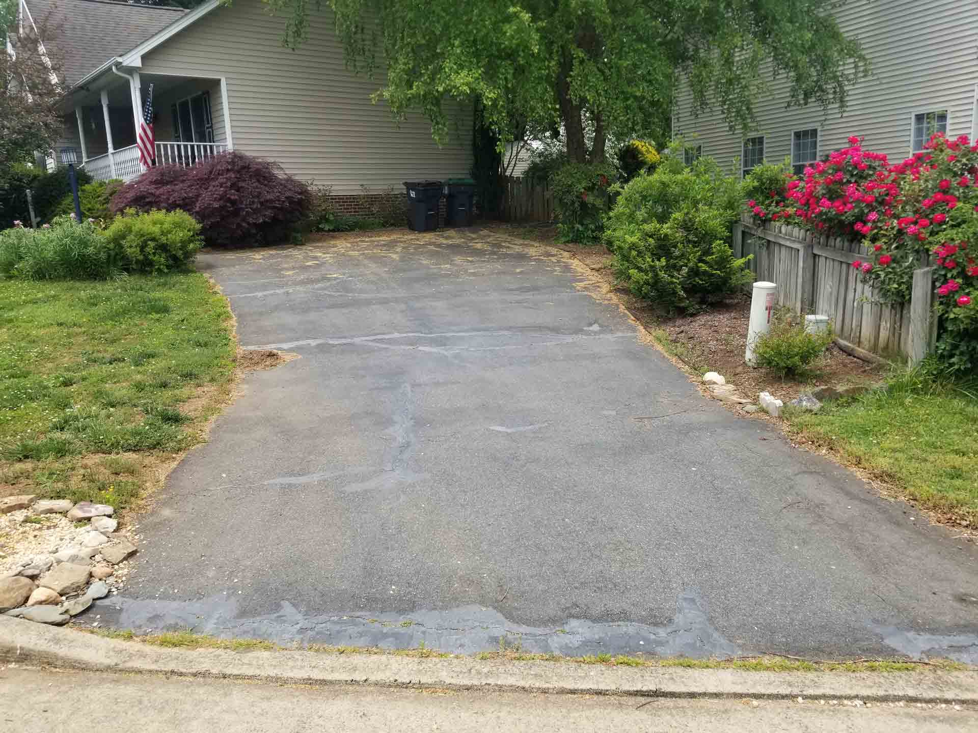 Before Repair — Waynesboro, VA — Pearce Seal Coating