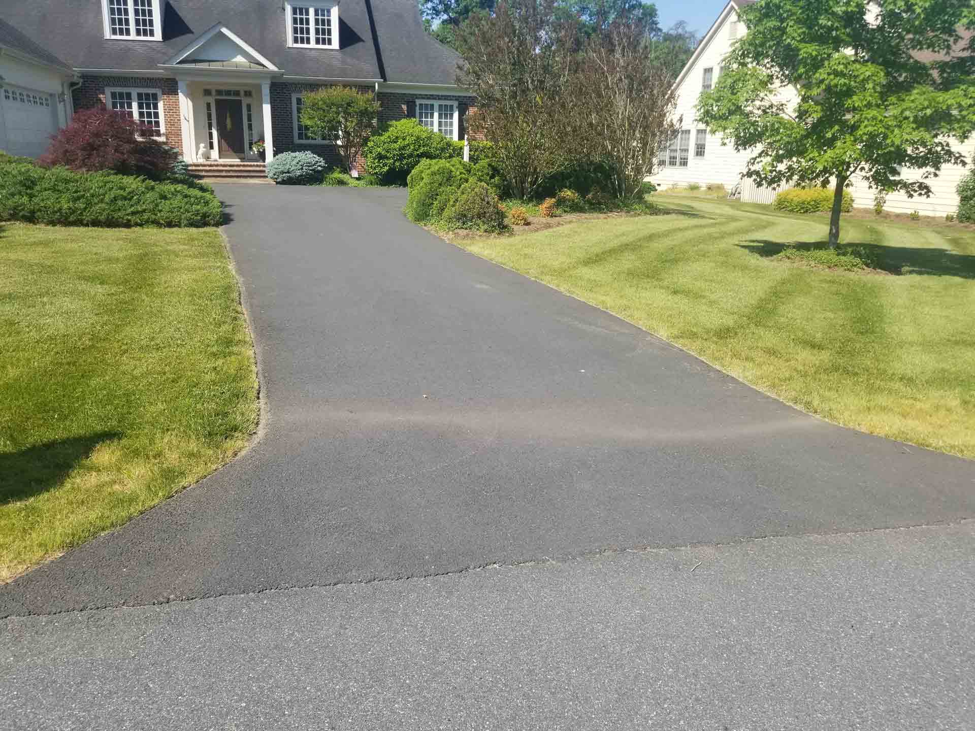 Before Asphalt Pouring — Waynesboro, VA — Pearce Seal Coating