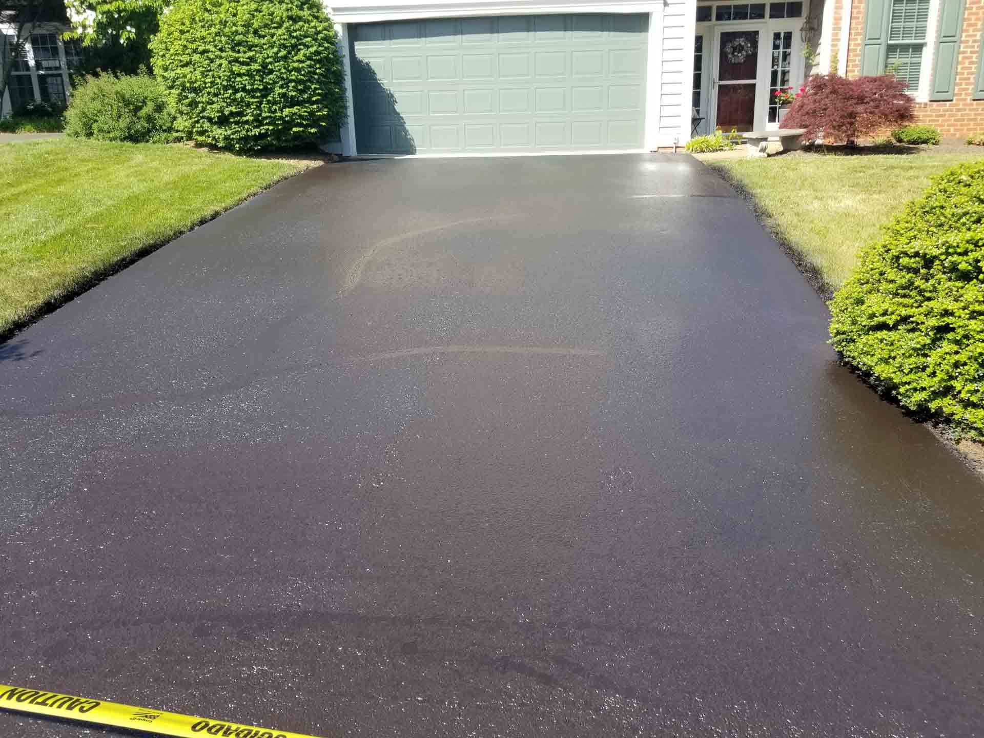 After Garage Repair — Waynesboro, VA — Pearce Seal Coating