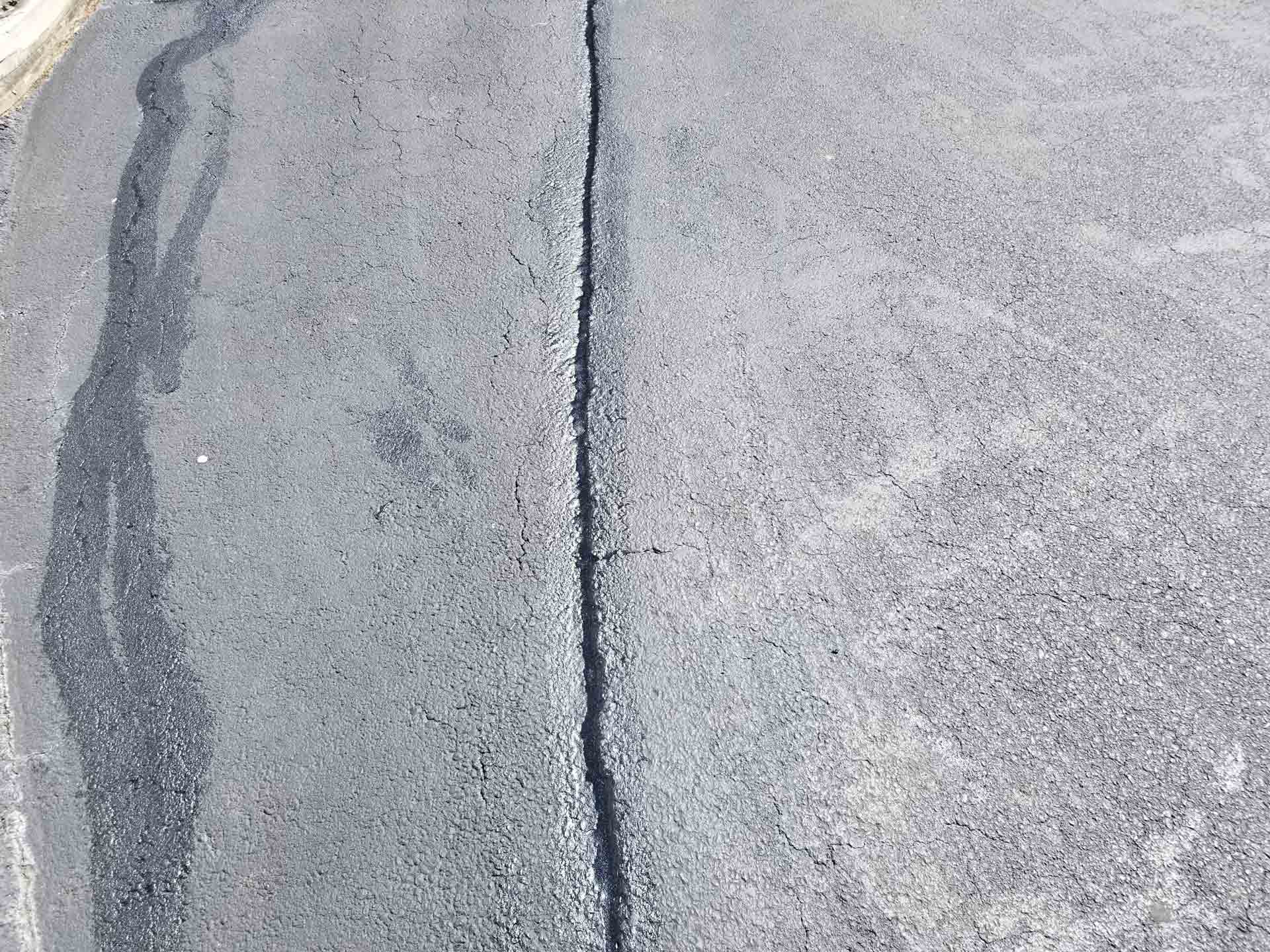 After Small Crack Sealing — Waynesboro, VA — Pearce Seal Coating