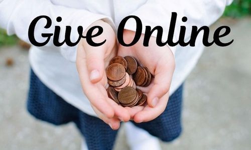 A person is holding a pile of coins in their hands.