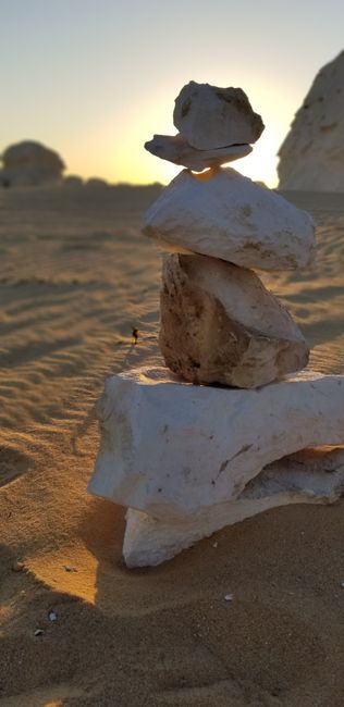 egyptian cairn stones stacked