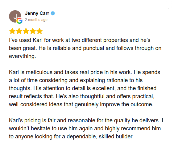 Jenny Car — KM Custom Homes In Mount Eliza, VIC