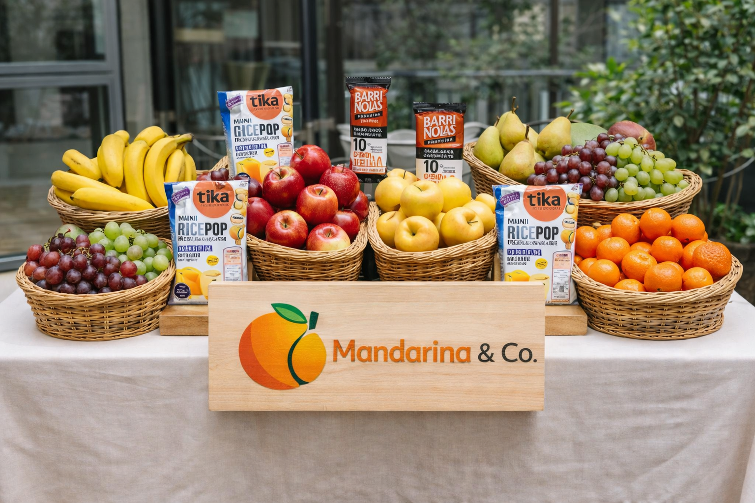 kits flexibles de fruta y snacks