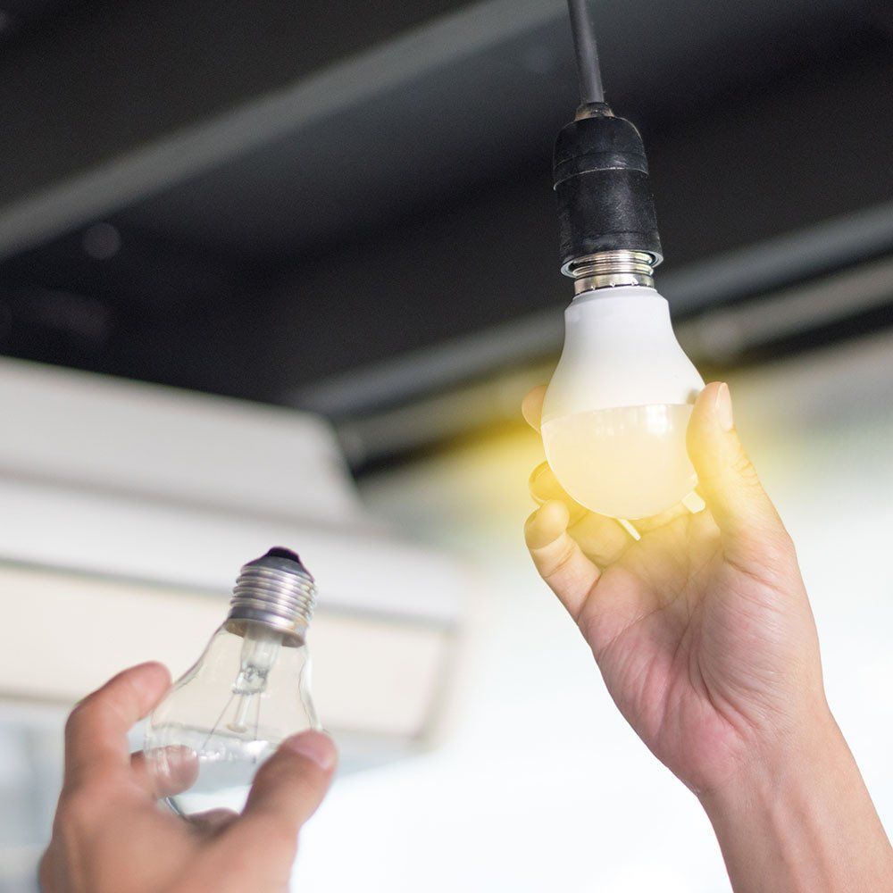 Replacing The Old Light — South Holland, IL — Electrical Services Inc