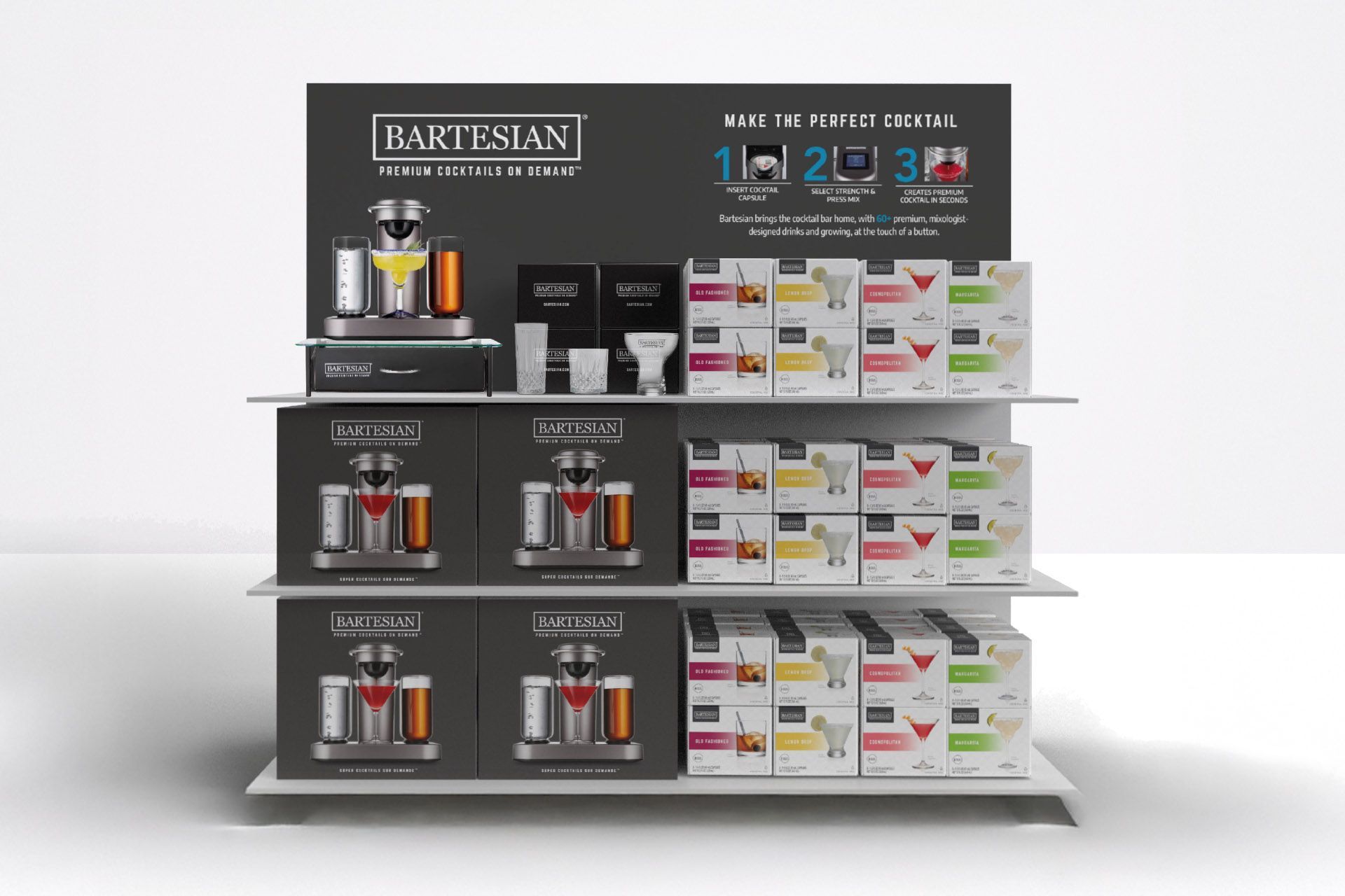 3D retail packaging design rendering