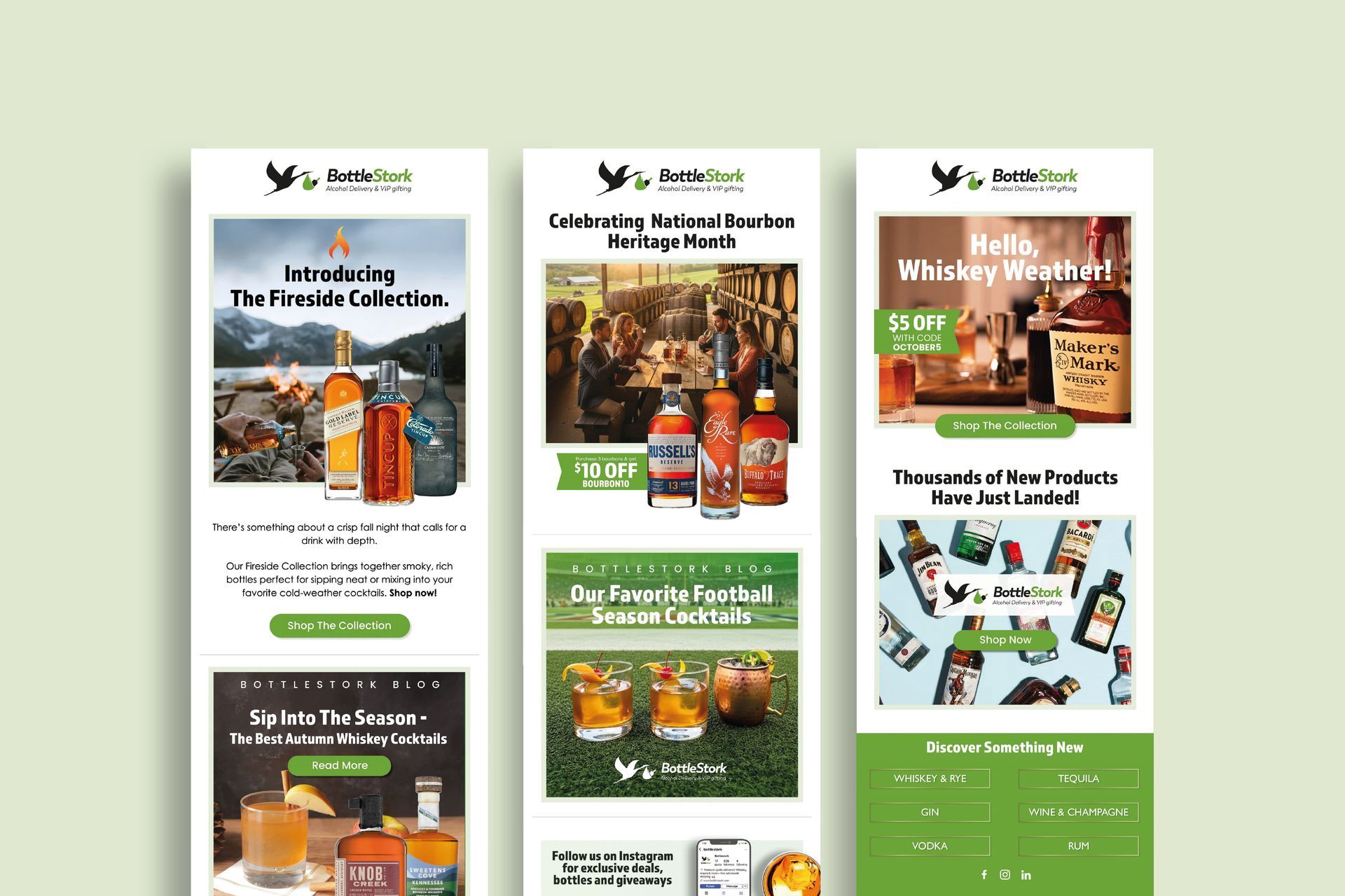 Email design for online retailer