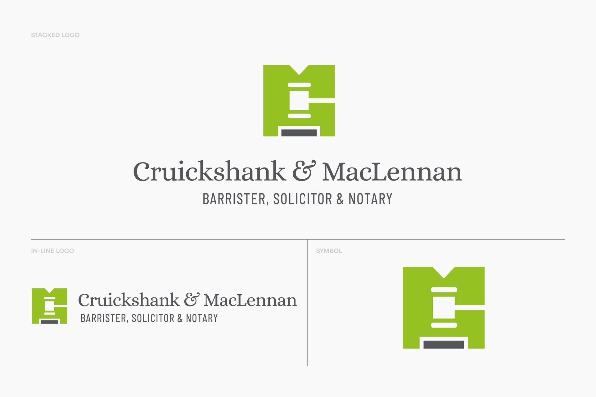 Law firm branding and logo design