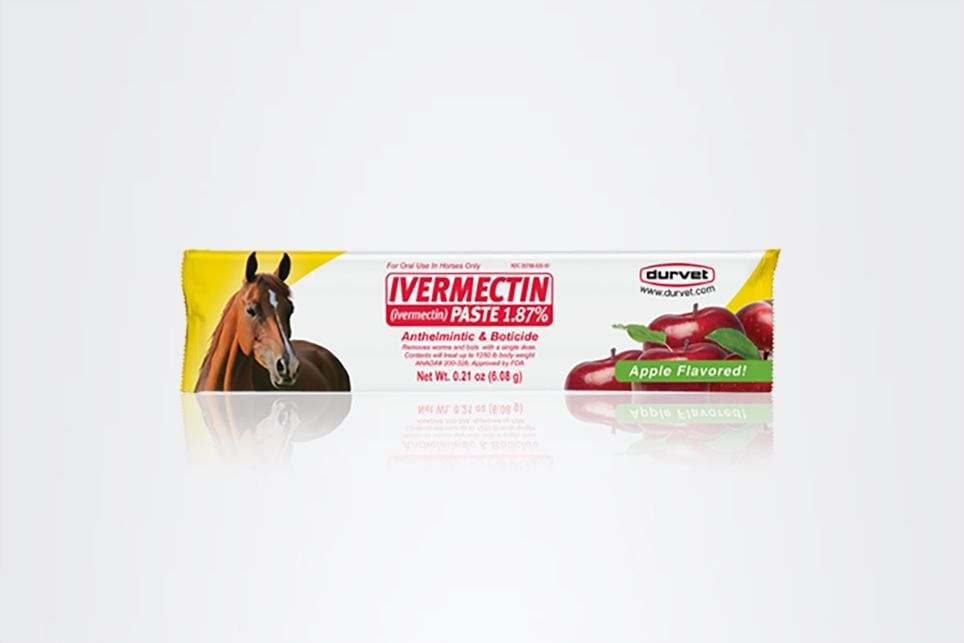 Equine pharmaceutical packaging design