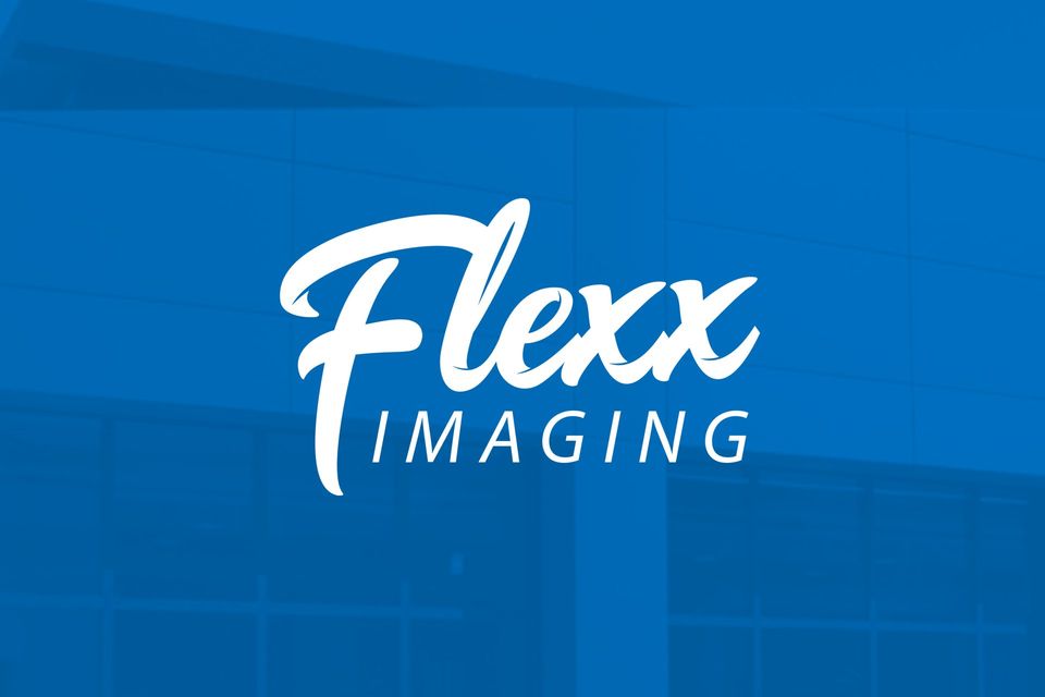 Flexx Imaging logo designed by graphic designer Ben Haskins of Active Reason Design