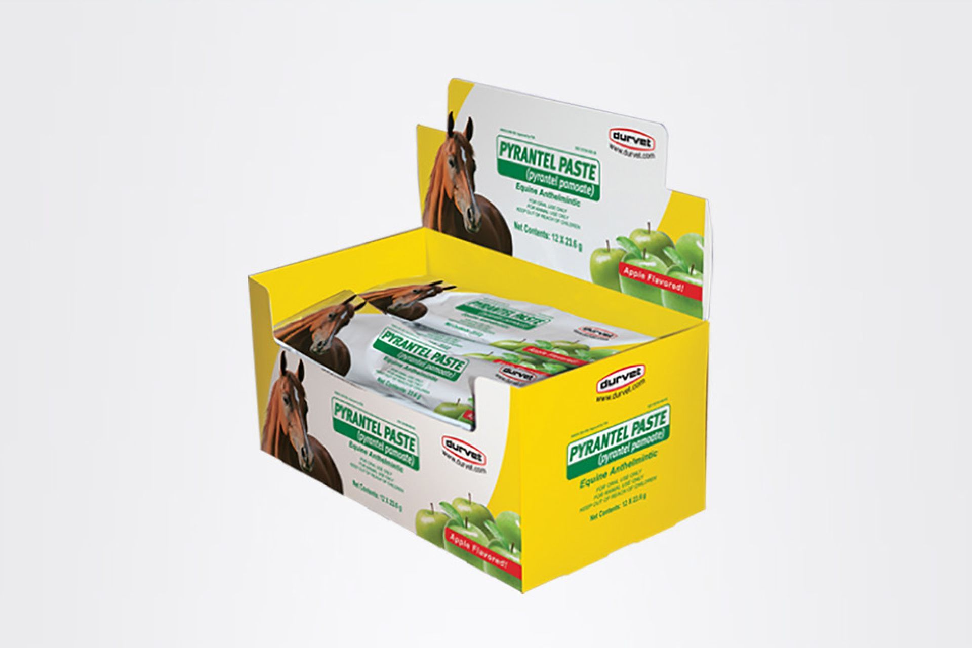 Equine pharmaceutical packaging design