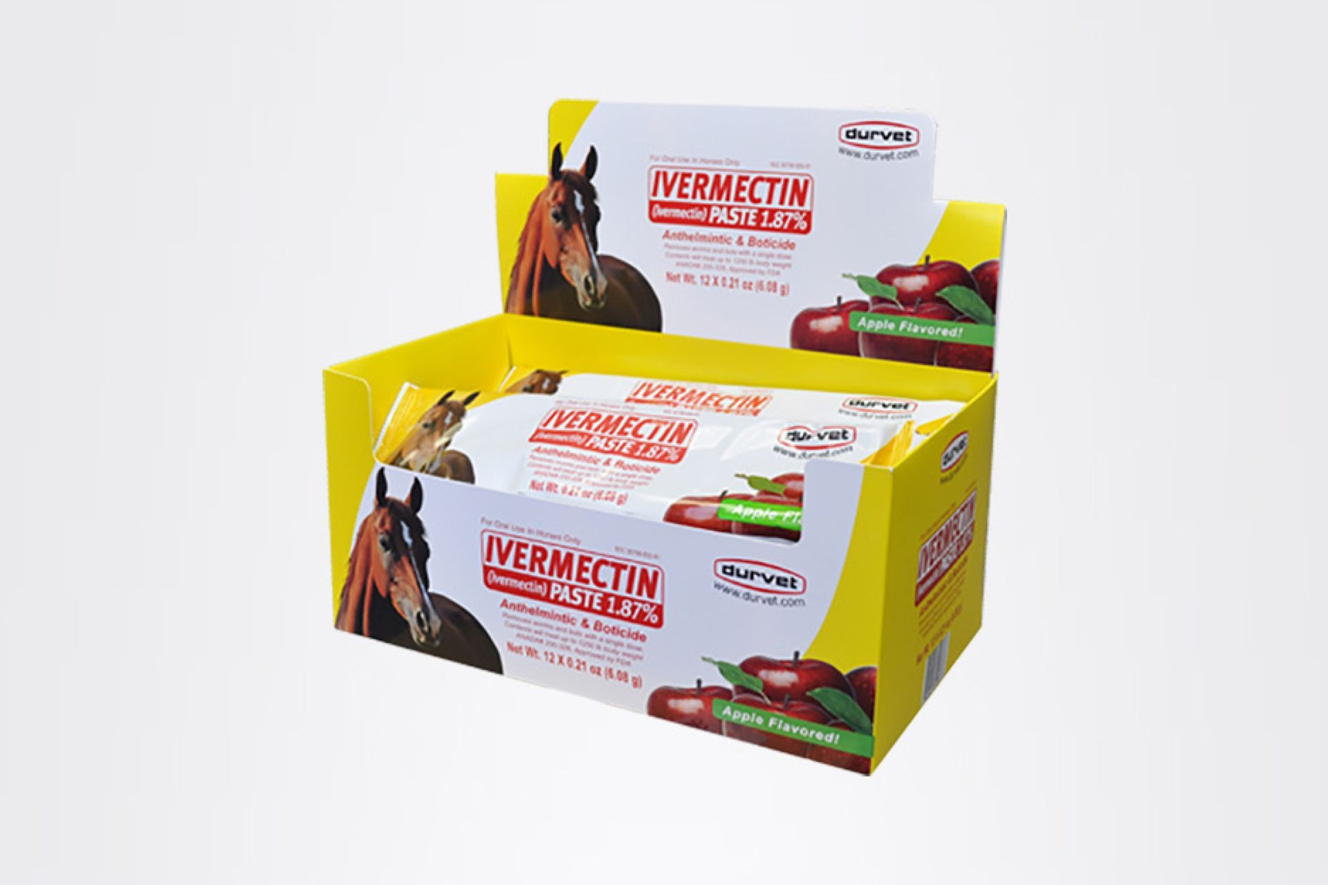 Equine pharmaceutical packaging design