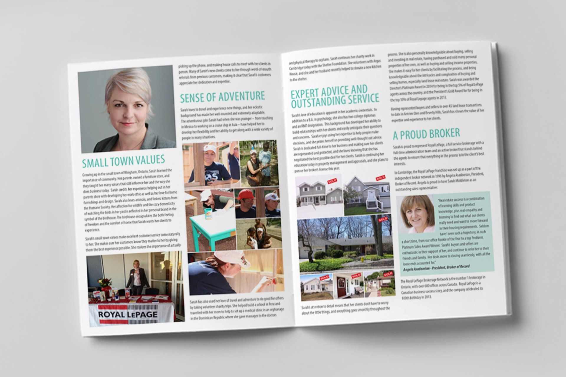 Brochure design by graphic designer Ben Haskins of Active Reason Design