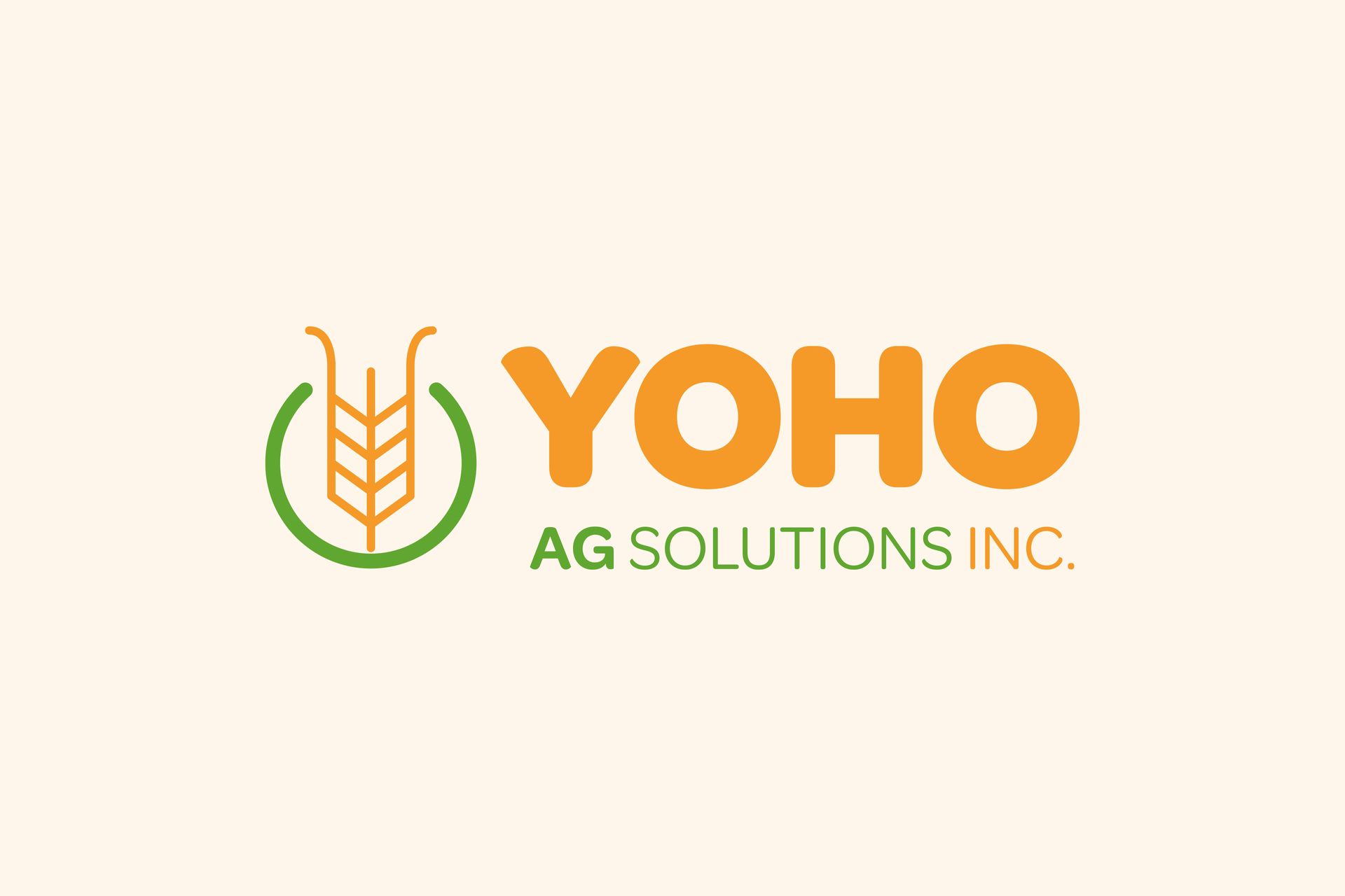 Yoho Ag Solutions logo design and branding