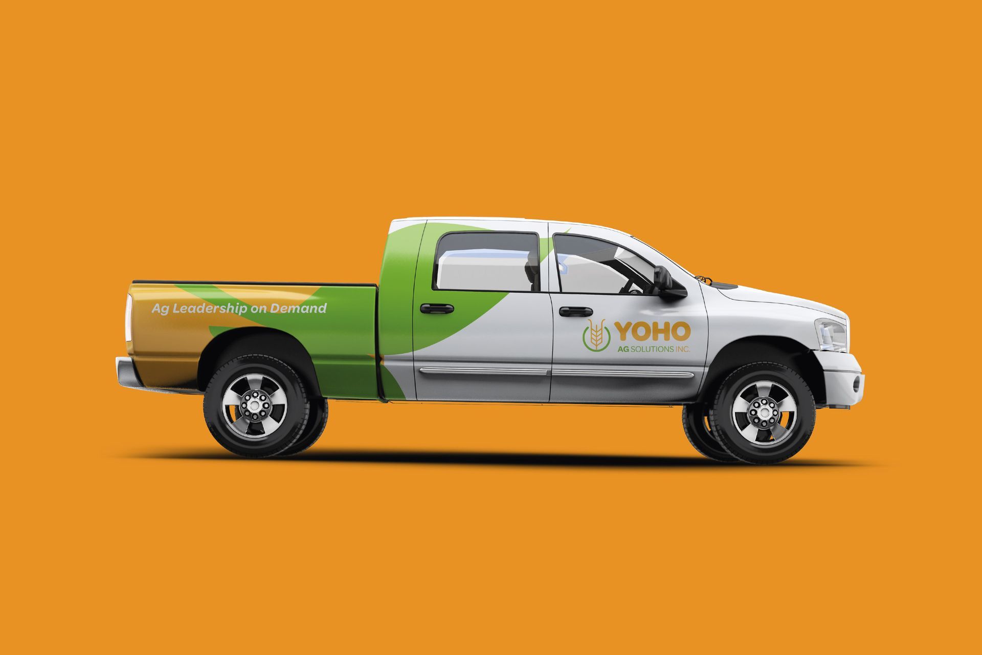 Yoho Ag Solutions truck wrap design