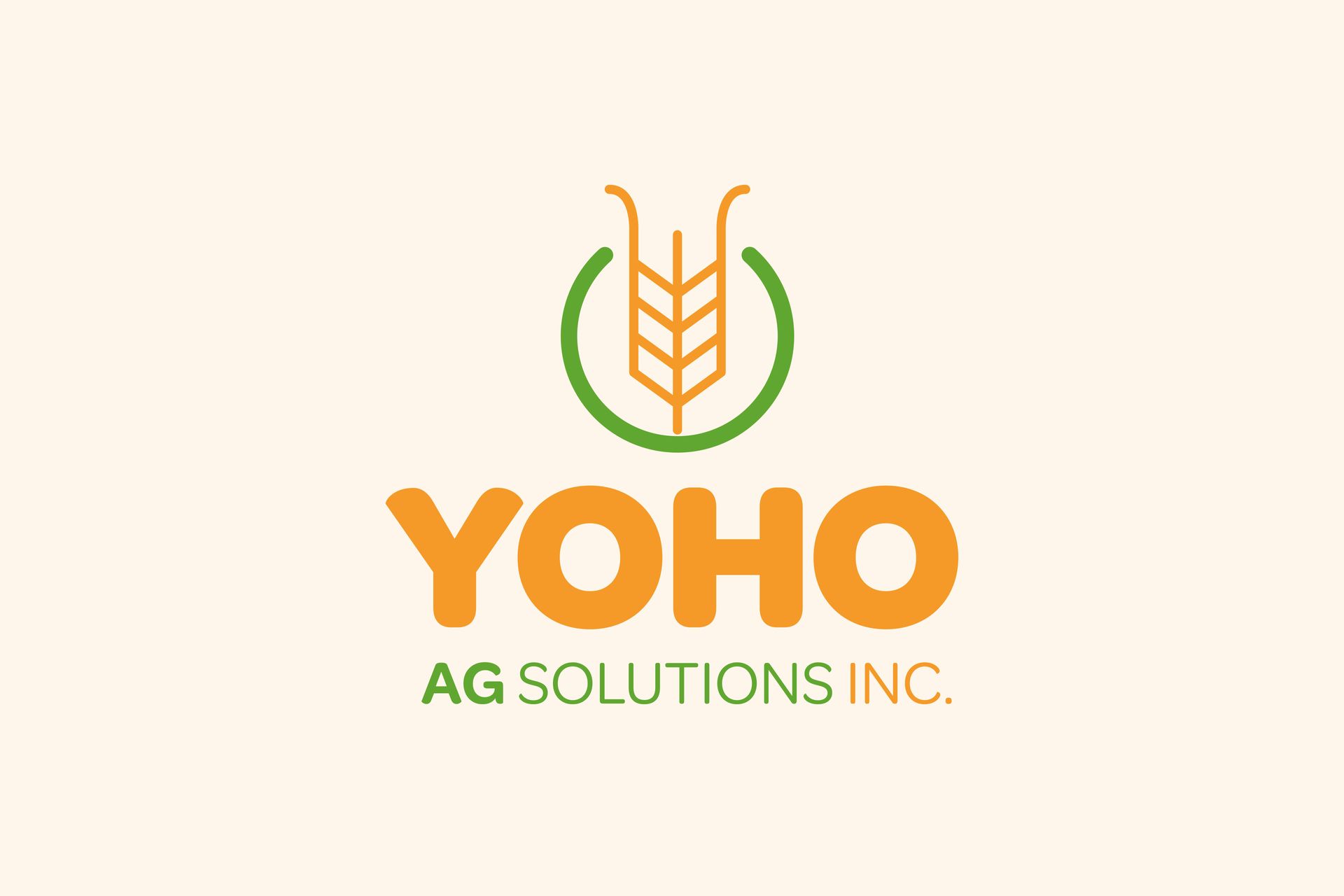 Yoho Ag Solutions logo design and branding