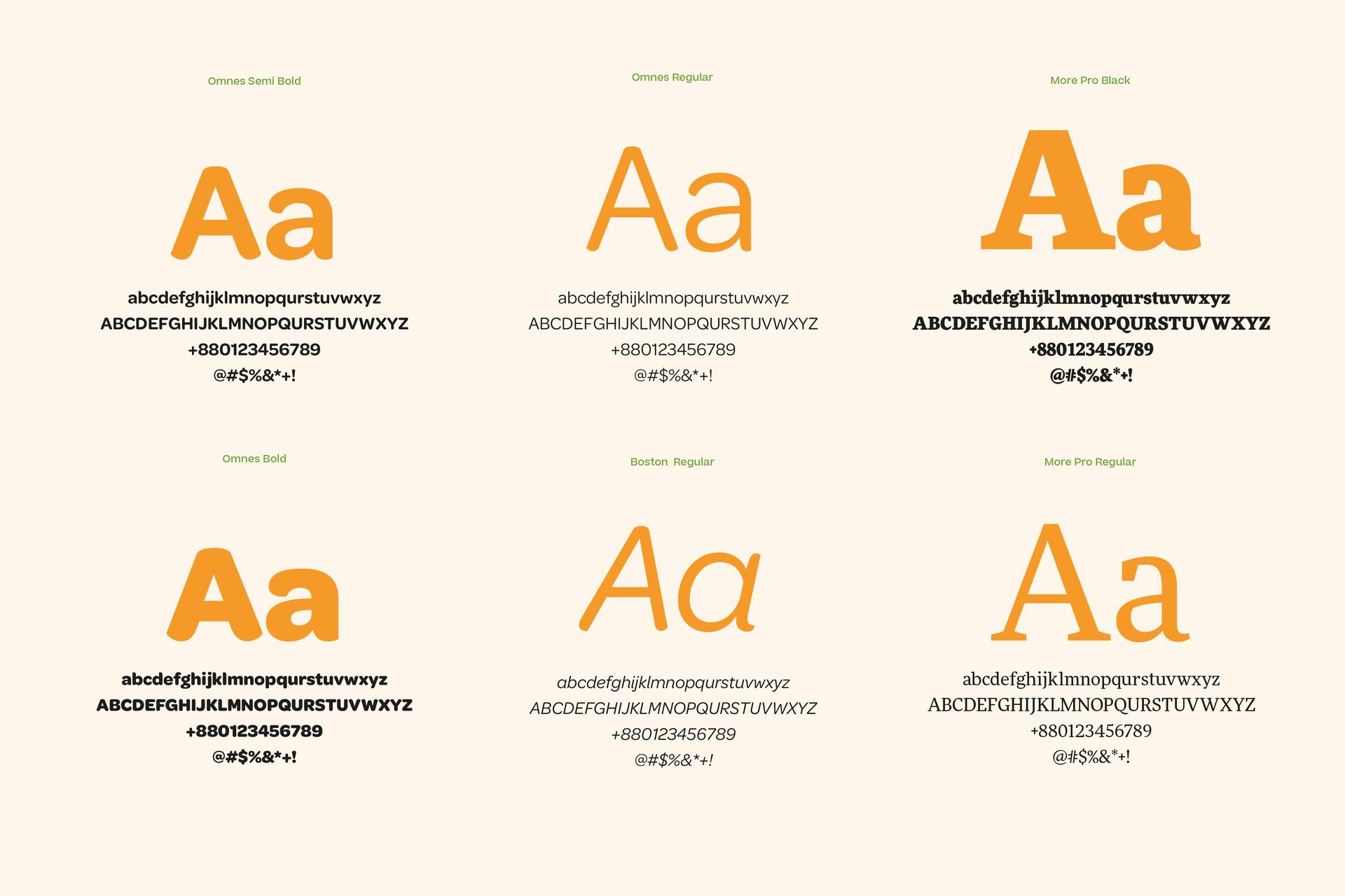 Yoho Ag Solutions brand guide - typography