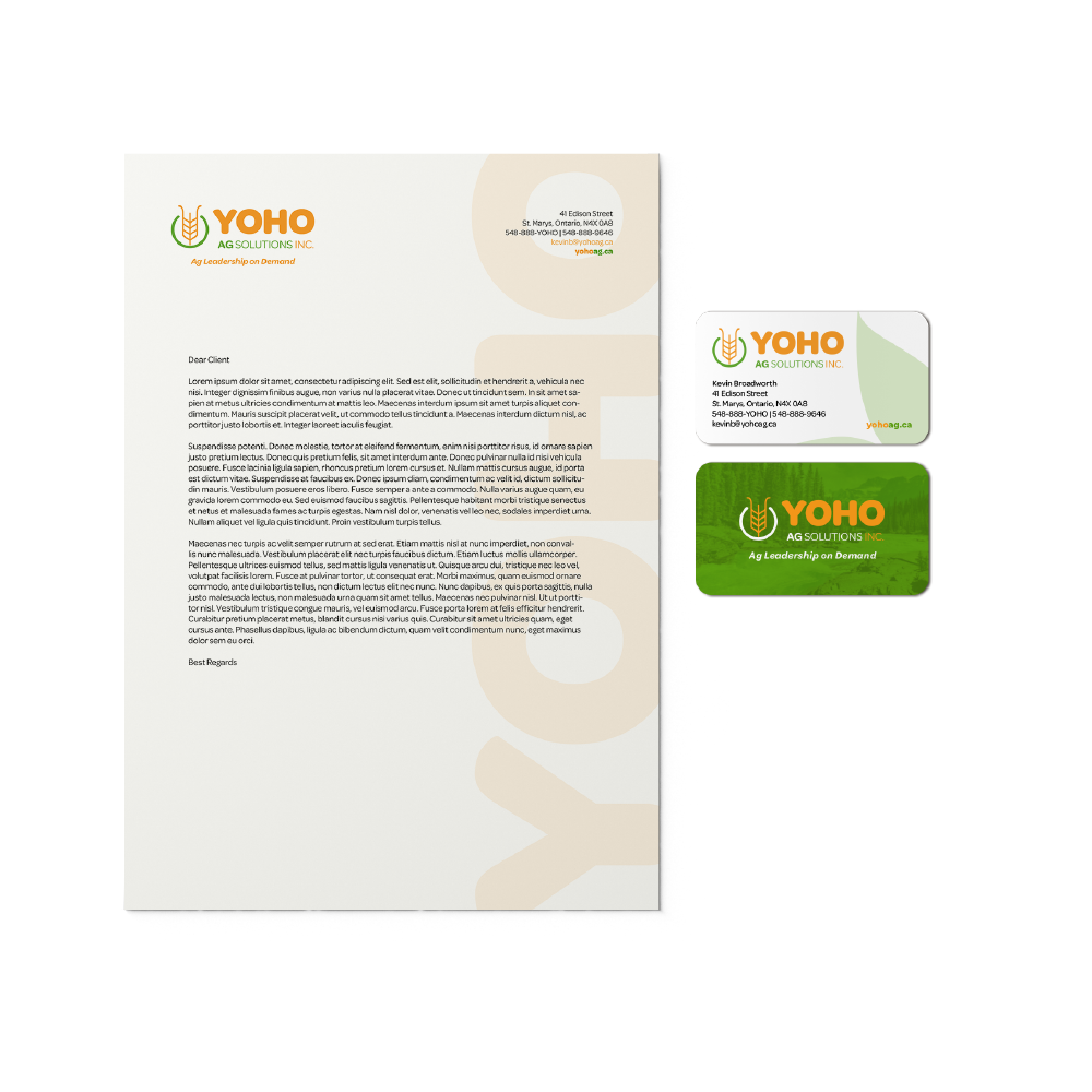 Stationery design
