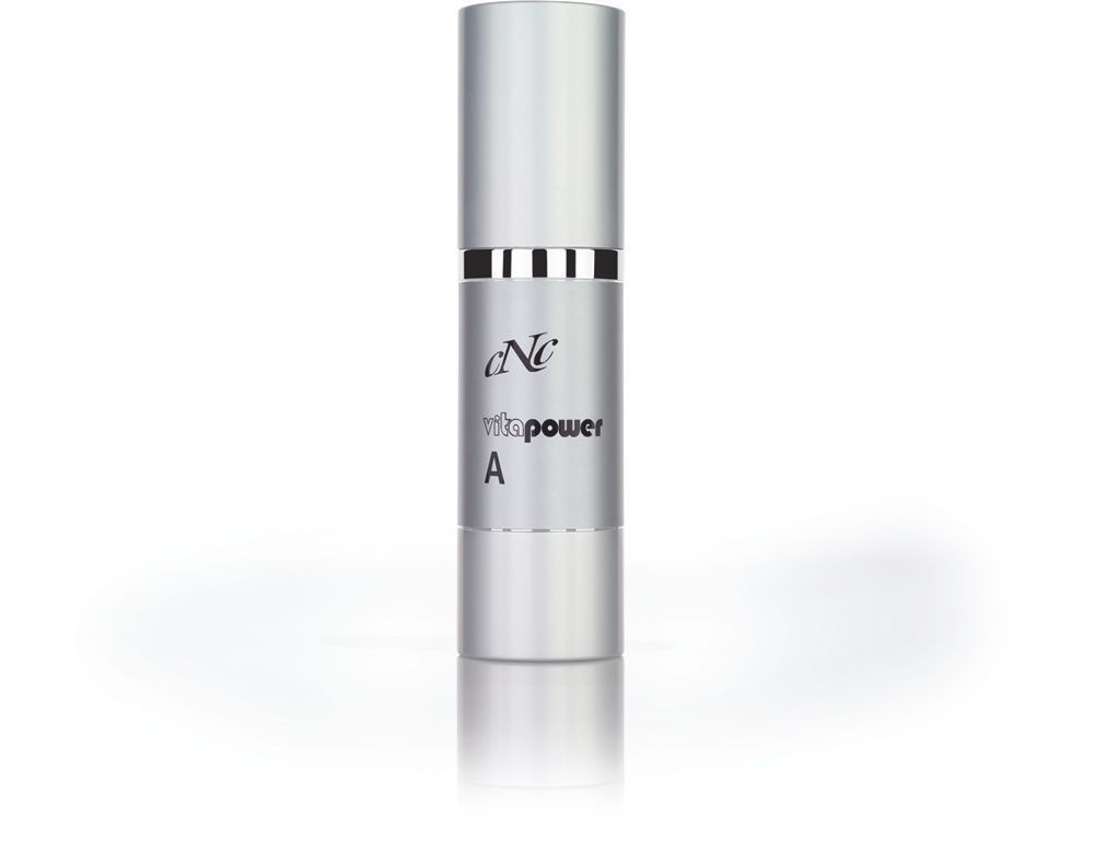 Eine Flasche GNV Eye Power a auf weißem Hintergrund