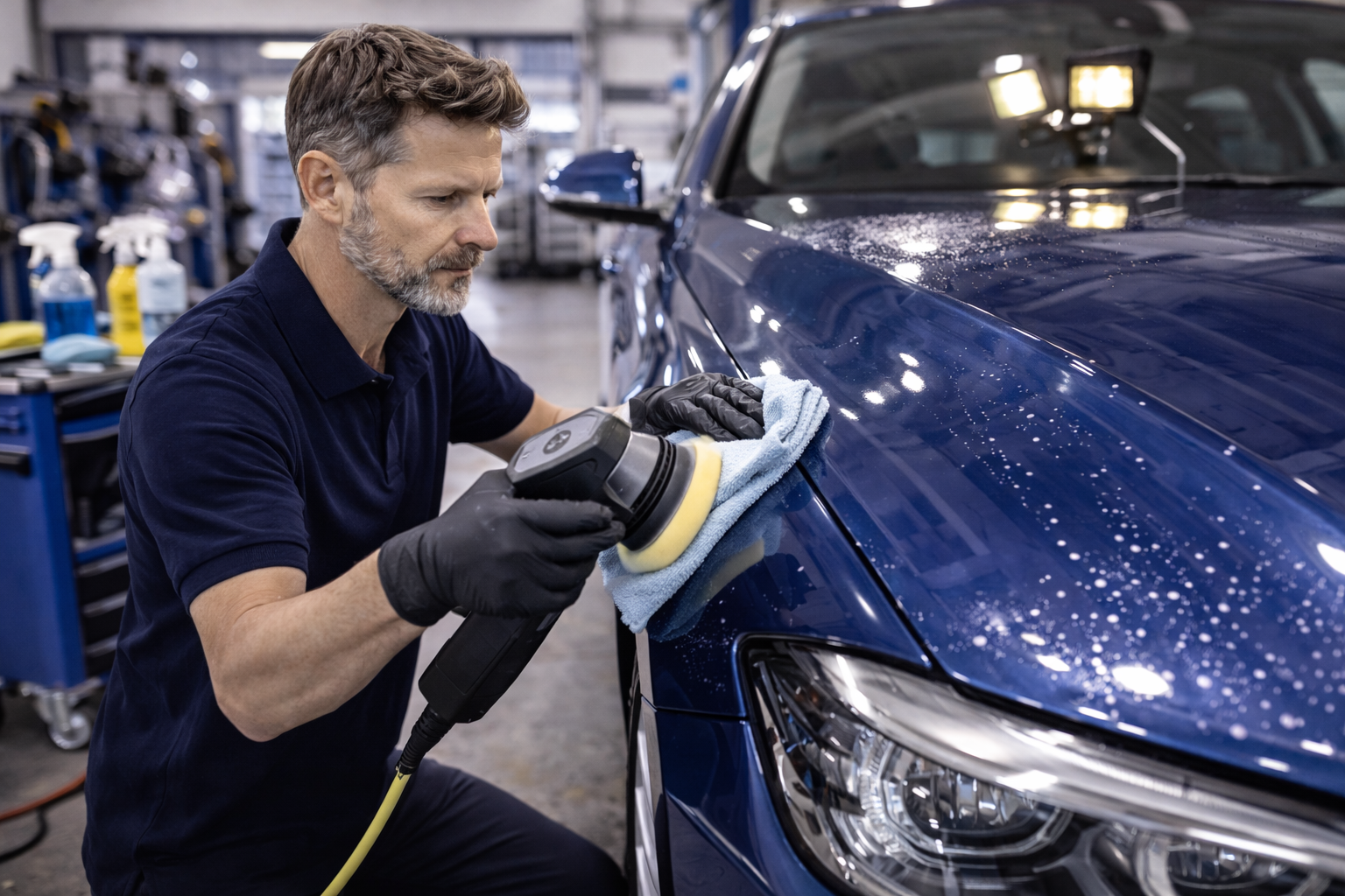 Professionelle Fahrzeugaufbereitung