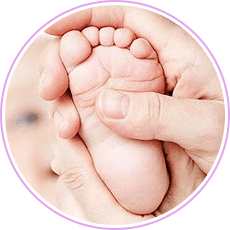 feet massage for children