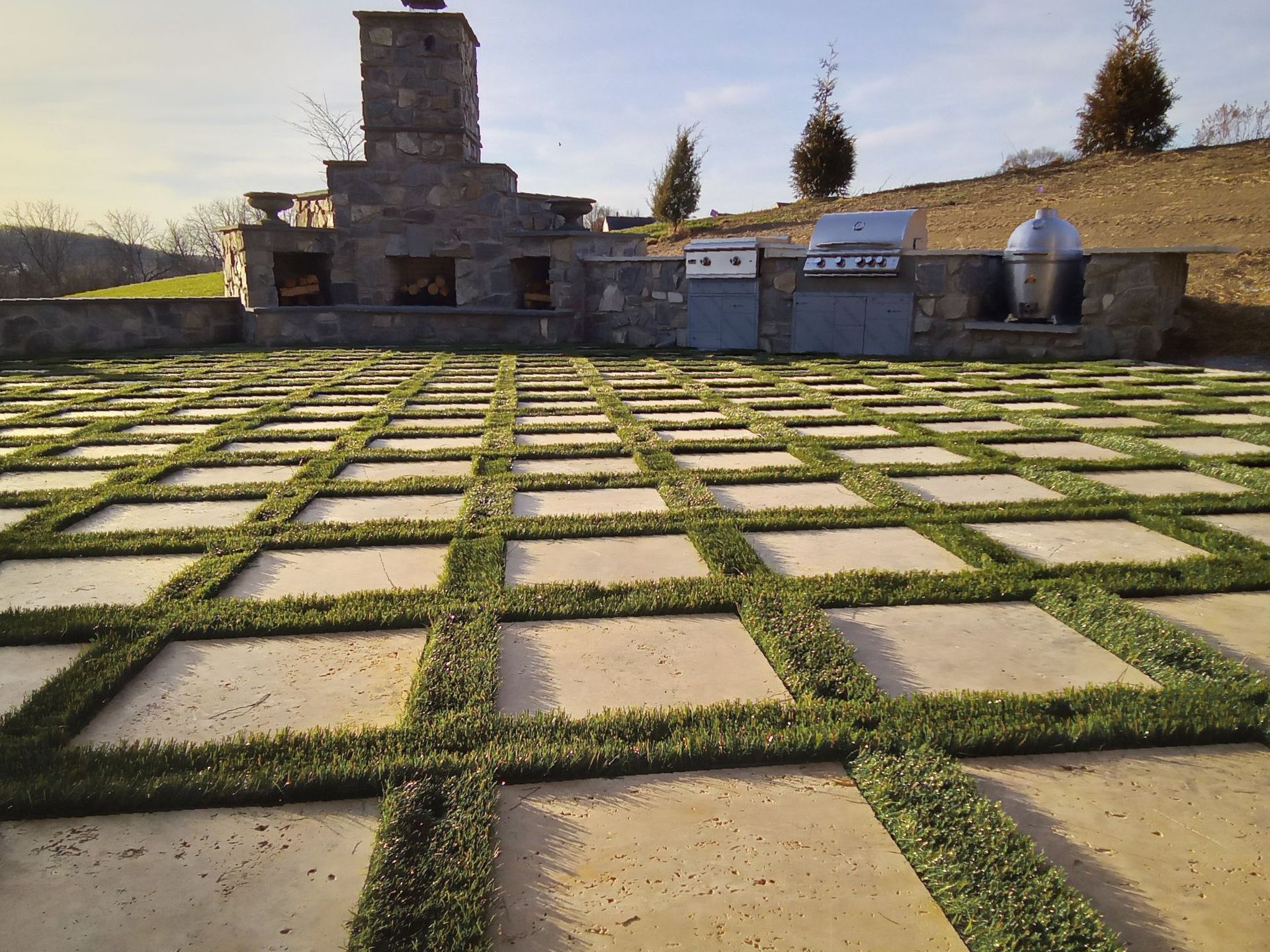Fireplaces, Outdoor Stonework