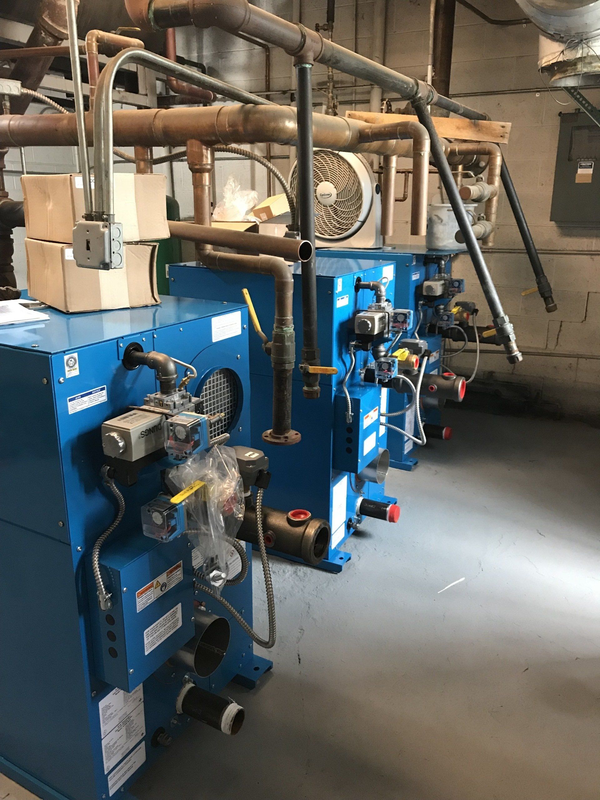 Left Side of Boiler — Detroit, MI — Astro Heating & Cooling Inc.