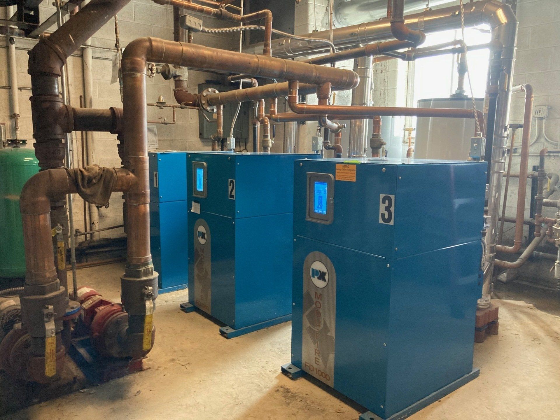 Three Boilers — Detroit, MI — Astro Heating & Cooling Inc.