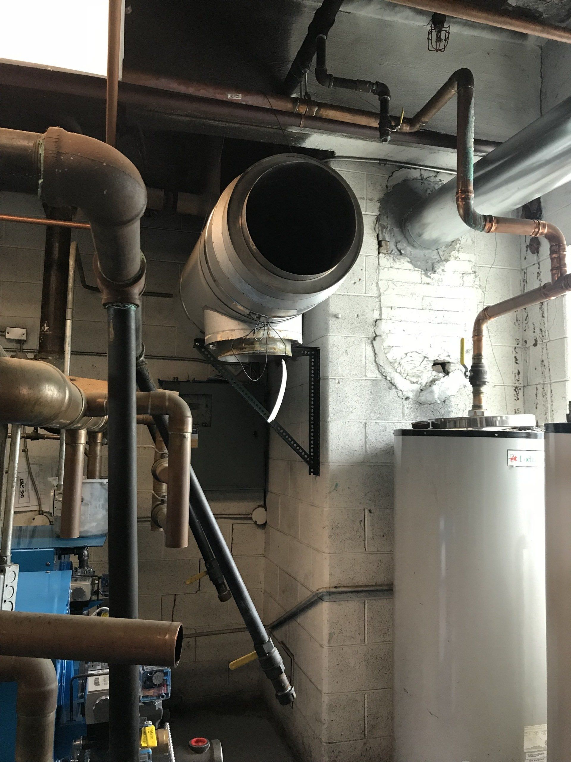 White Boiler Tank — Detroit, MI — Astro Heating & Cooling Inc.