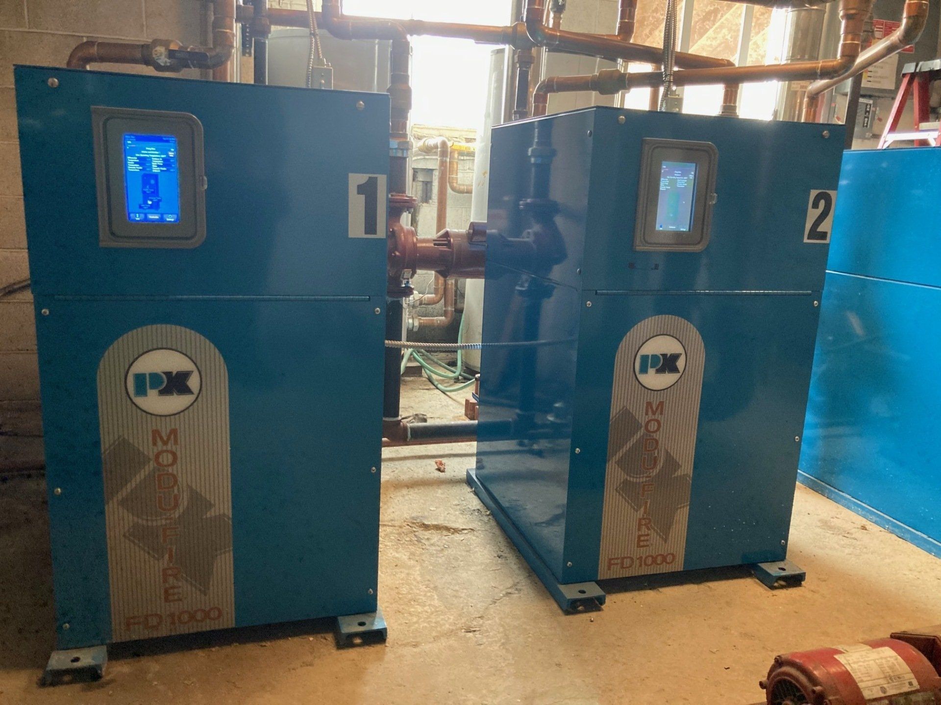 Blue Boilers — Detroit, MI — Astro Heating & Cooling Inc.
