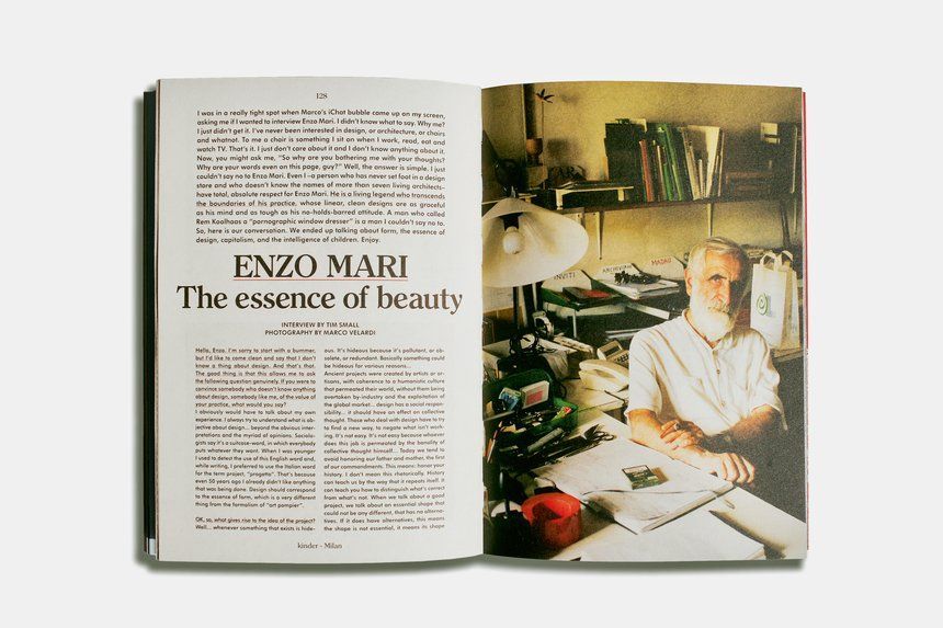 This is an article about magazine design and page layout featured in Apartamento, shared on a blog by the Sydney and Perth-based design agency, The End Creative Agency.