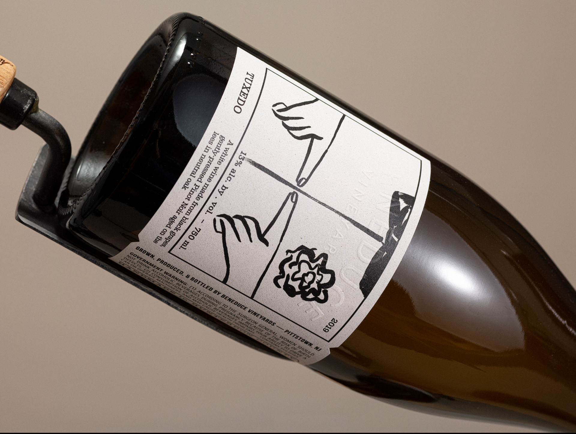 Wine packaging design shown in an article, written by a designer at The End Creative Agency.