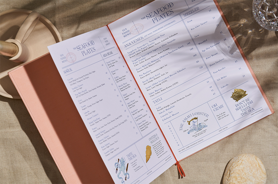 A branding and menu designer from The End Creative Agency in Australia showcases this restaurant menu’s layout and design in a featured blog post.