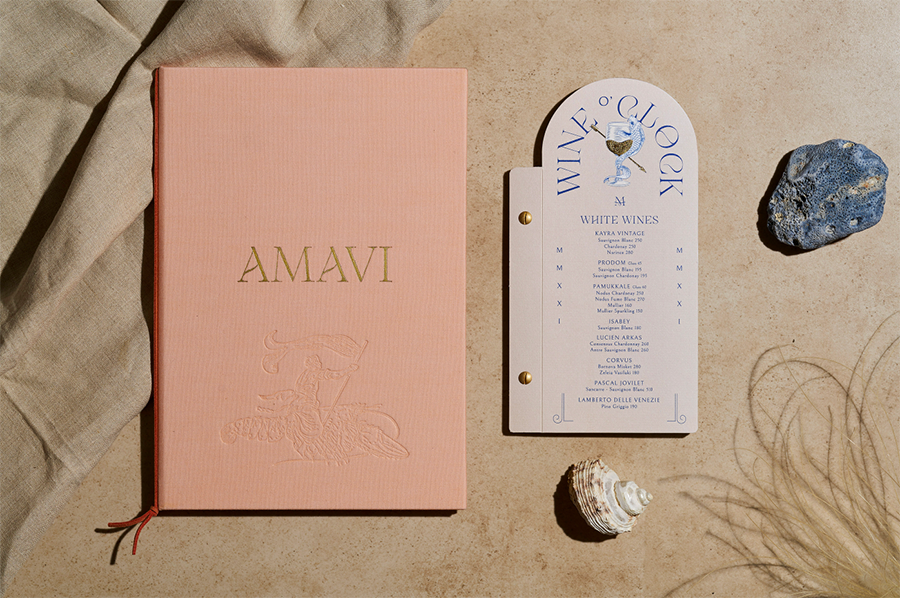 Amavi restaurant’s menu from Turkey is highlighted in this blog post, with a focus on its layout and design by a branding expert at The End Creative Agency.