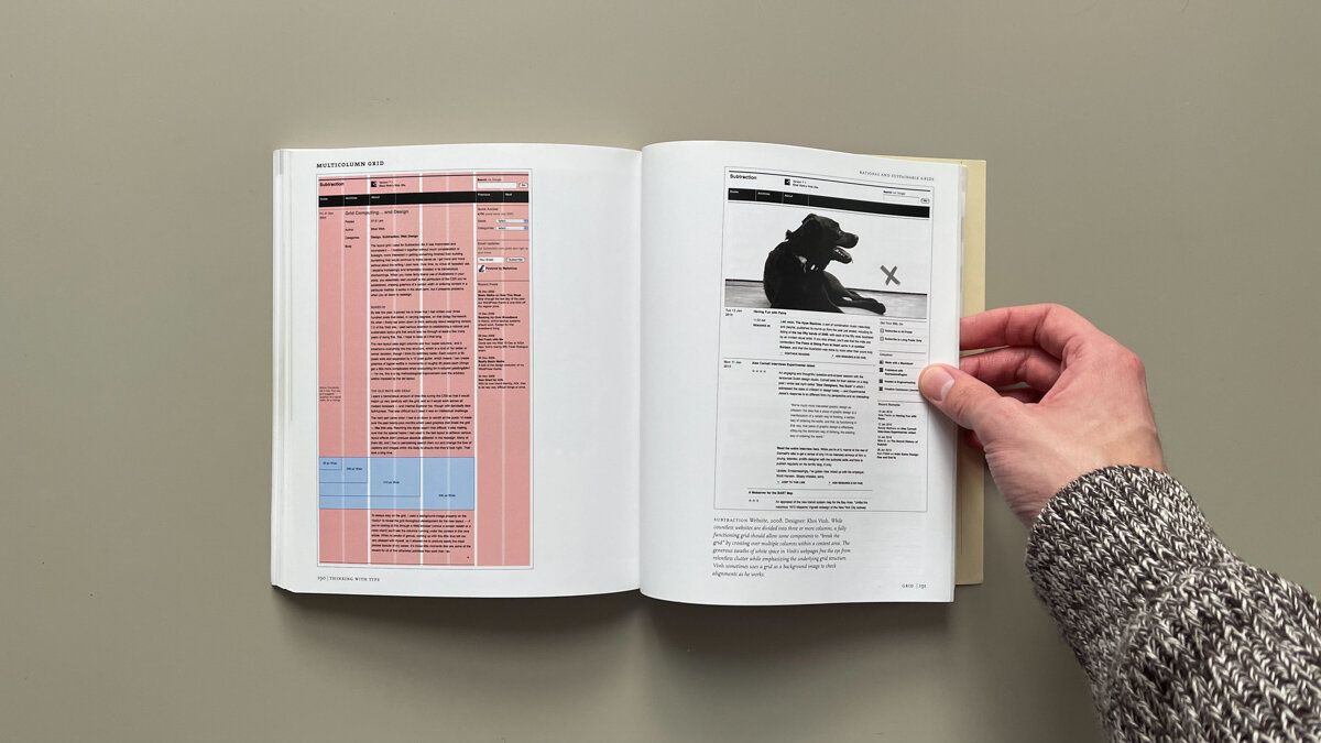 Image of Ellen Lupton’s book on book design, featured in a blog article authored by a designer at The End Creative Agency.