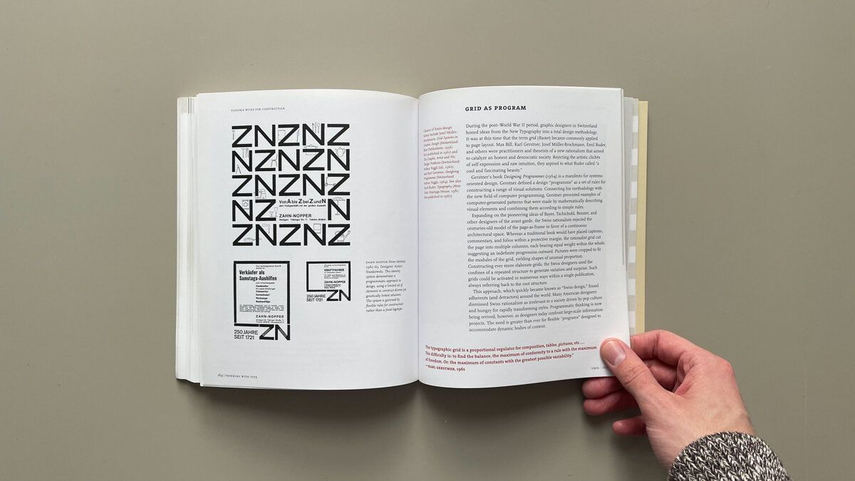 Visual of a graphic design book by Ellen Lupton, explored in a blog post written by a designer at The End Creative Agency.