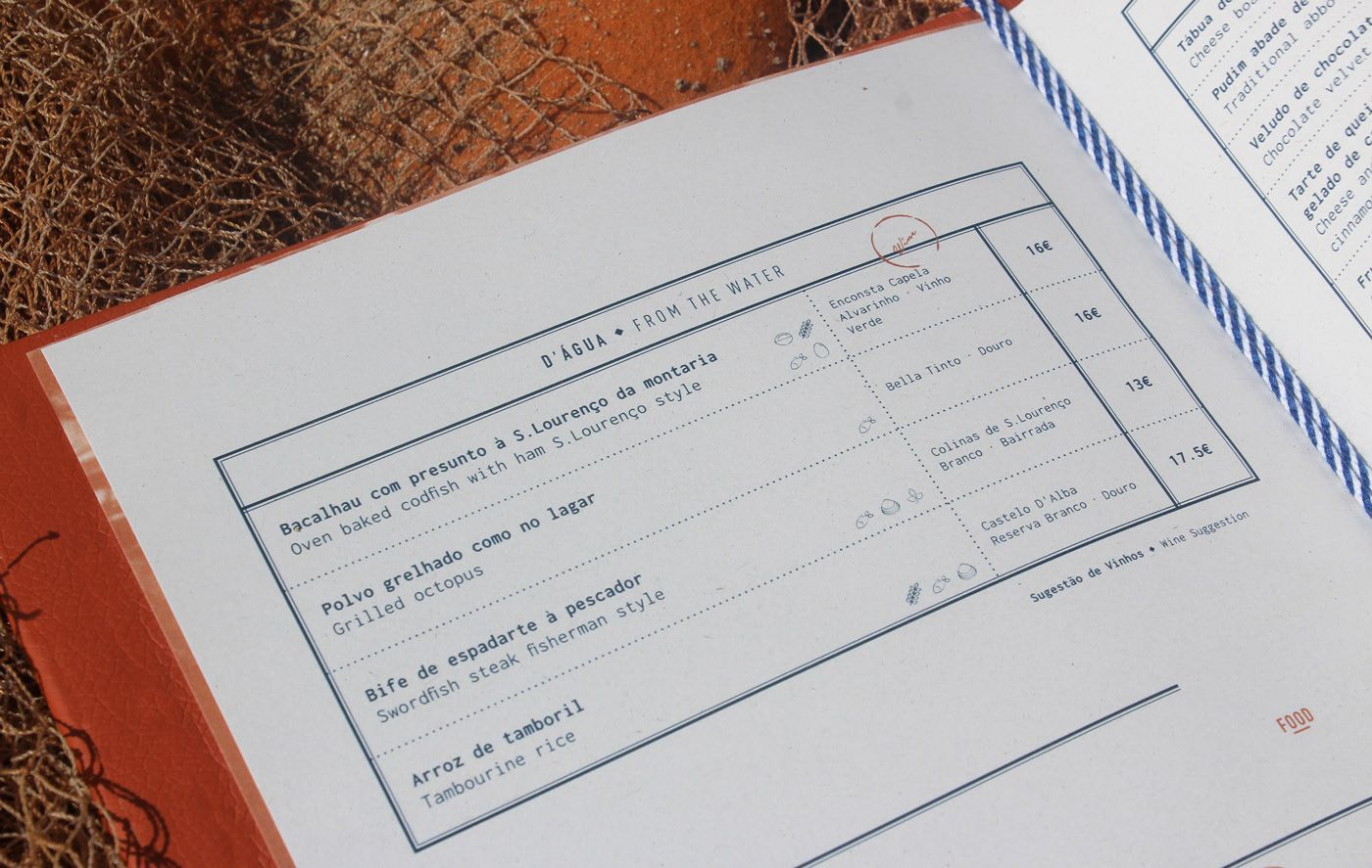 A professionally designed menu for Meira, featured in an article by The End Creative Agency, a Sydney-based graphic design agency 