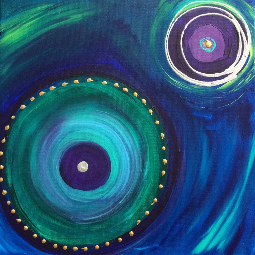 Circle Painting by Lucinda Sperry
