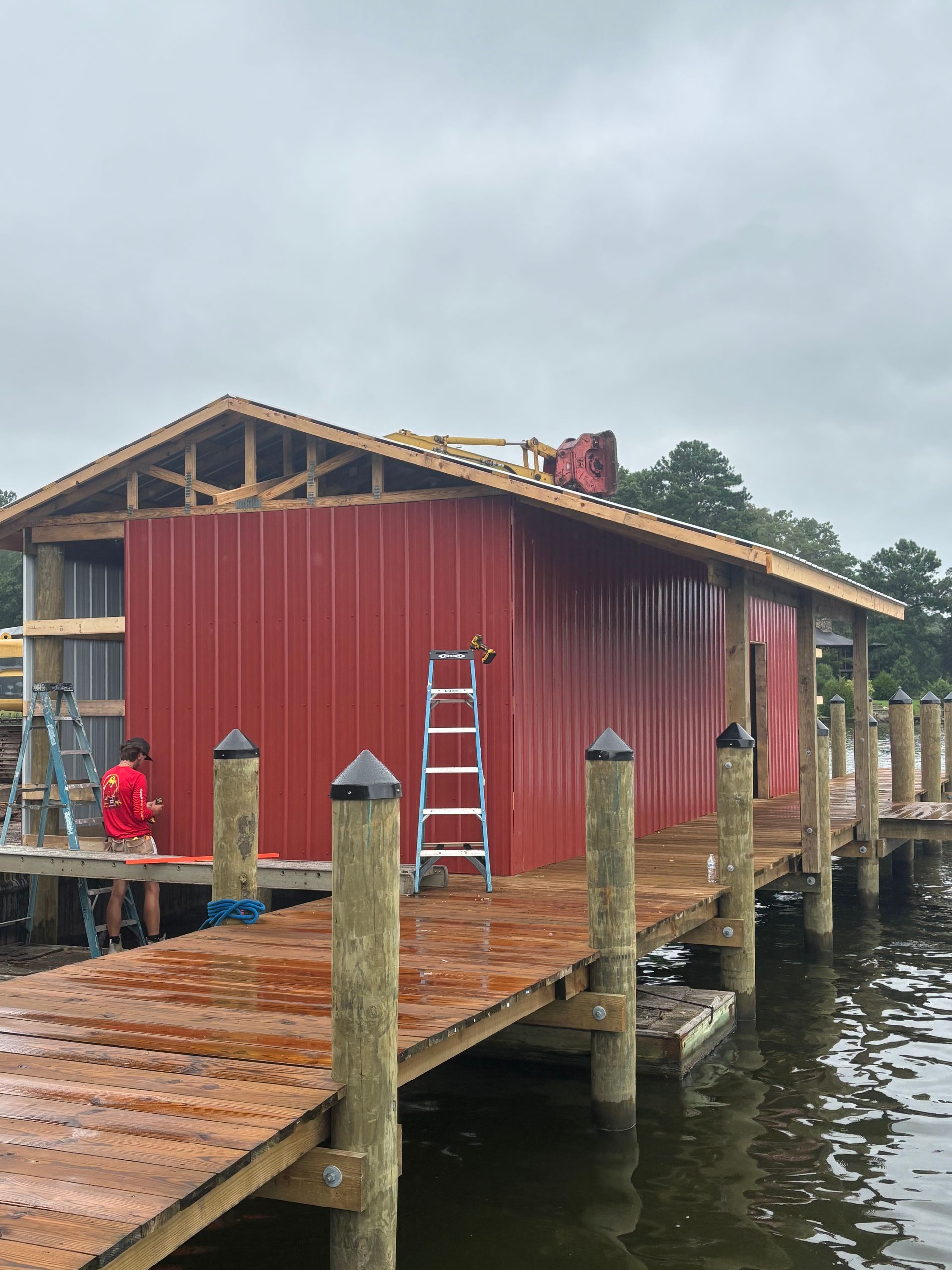 Construction of Boathouse in Calvert County MD