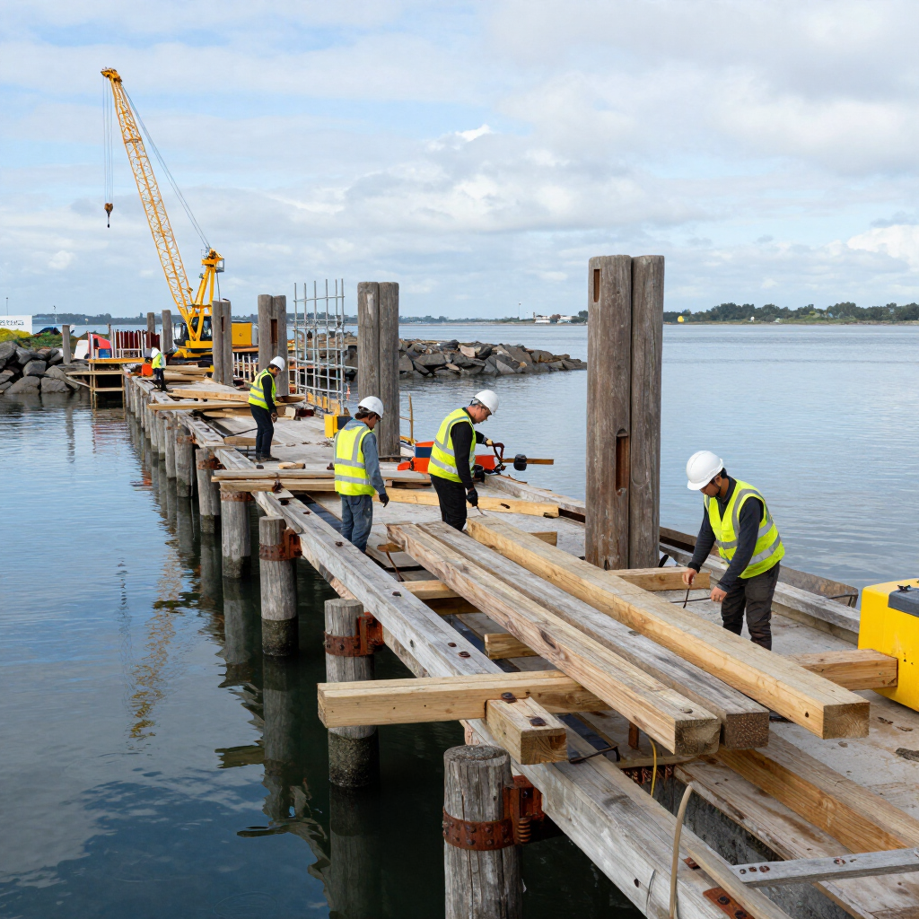 building a pier on the potomac river
