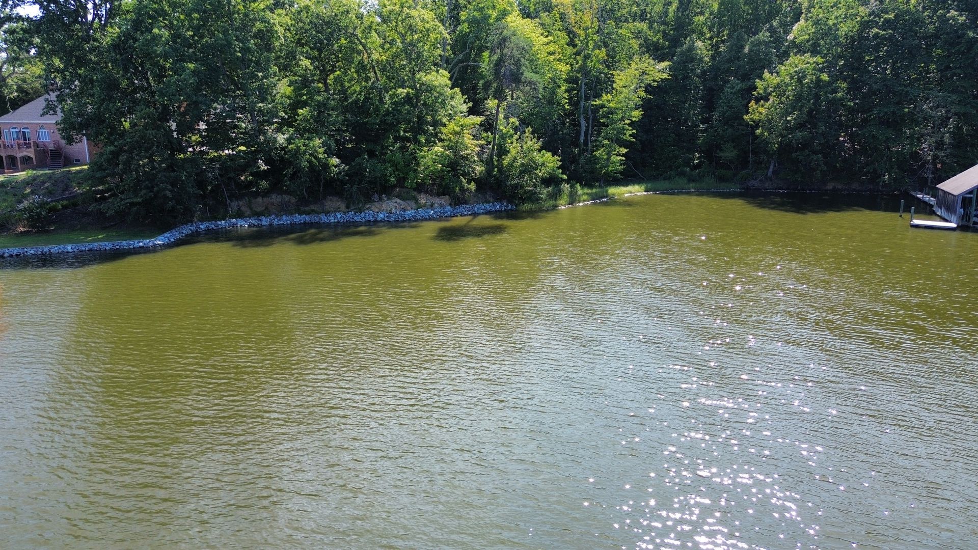 Rockwork along St. Leonard Creek