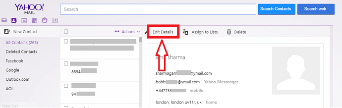 hide icons in yahoo mail