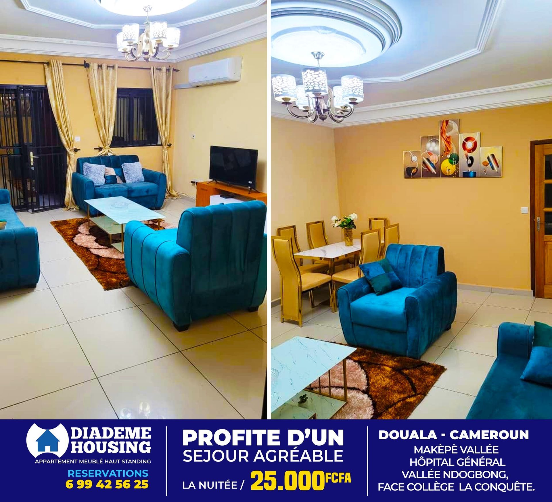 Appartements meublés à Douala