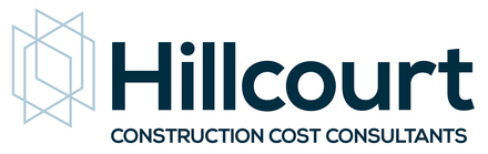 The hillcourt construction cost consultants logo is shown on a white background.