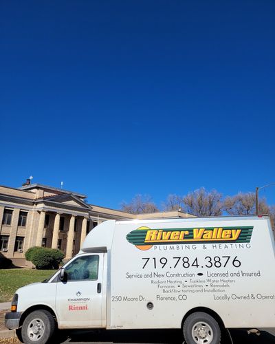 Company Service Truck — Florence, CO — River Valley Plumbing And Heating LLC