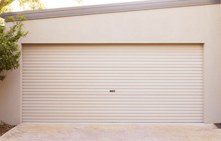 Cream Garage — Garage Doors in Port Macquarie, NSW