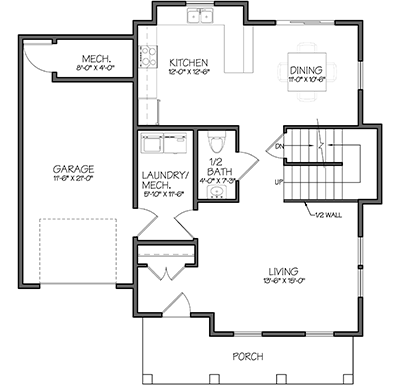 Andover Floorplans & Elevations Second Floor — Essex, VT — Dousevicz Inc