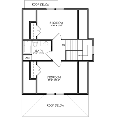 Andover Floorplans & Elevations First Floor — Essex, VT — Dousevicz Inc