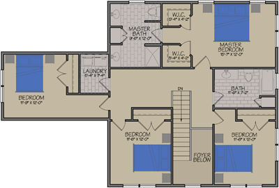 Lyndon Floorplans & Elevations Second Floor — Essex, VT — Dousevicz Inc